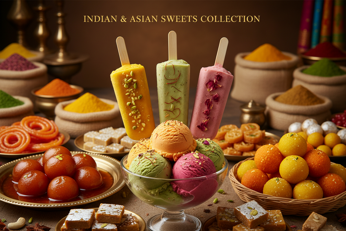 Ice Cream ,Kulfi, Sweets