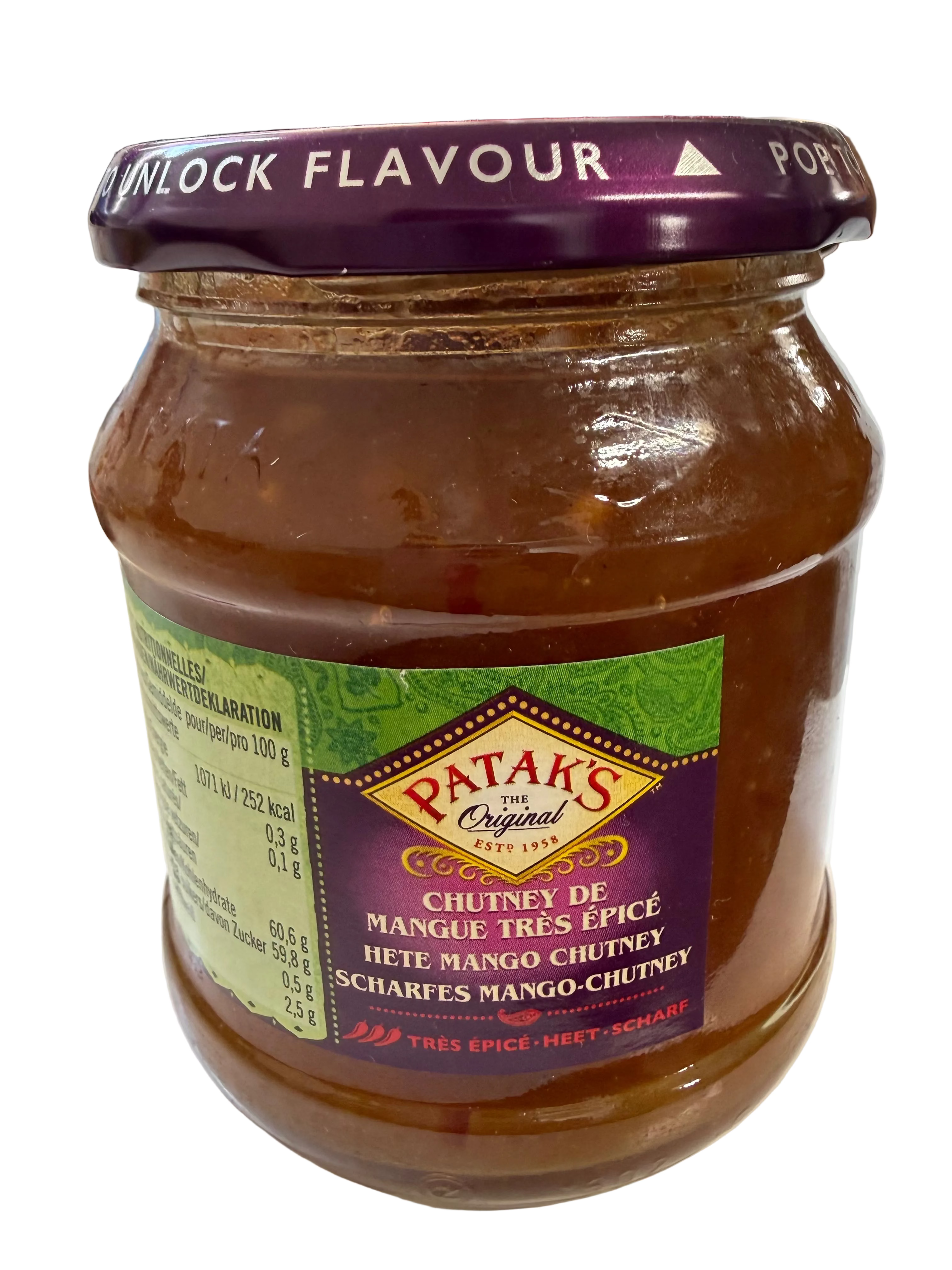 Patak Chutney Mango Hot 340g