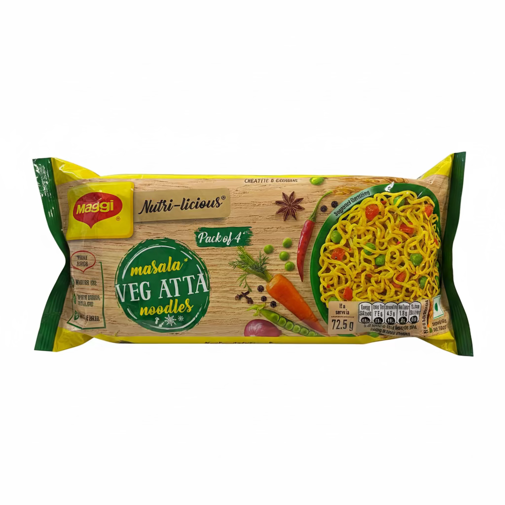 MAGGI NOODLES VEGETABLE ATTA 290 gm
