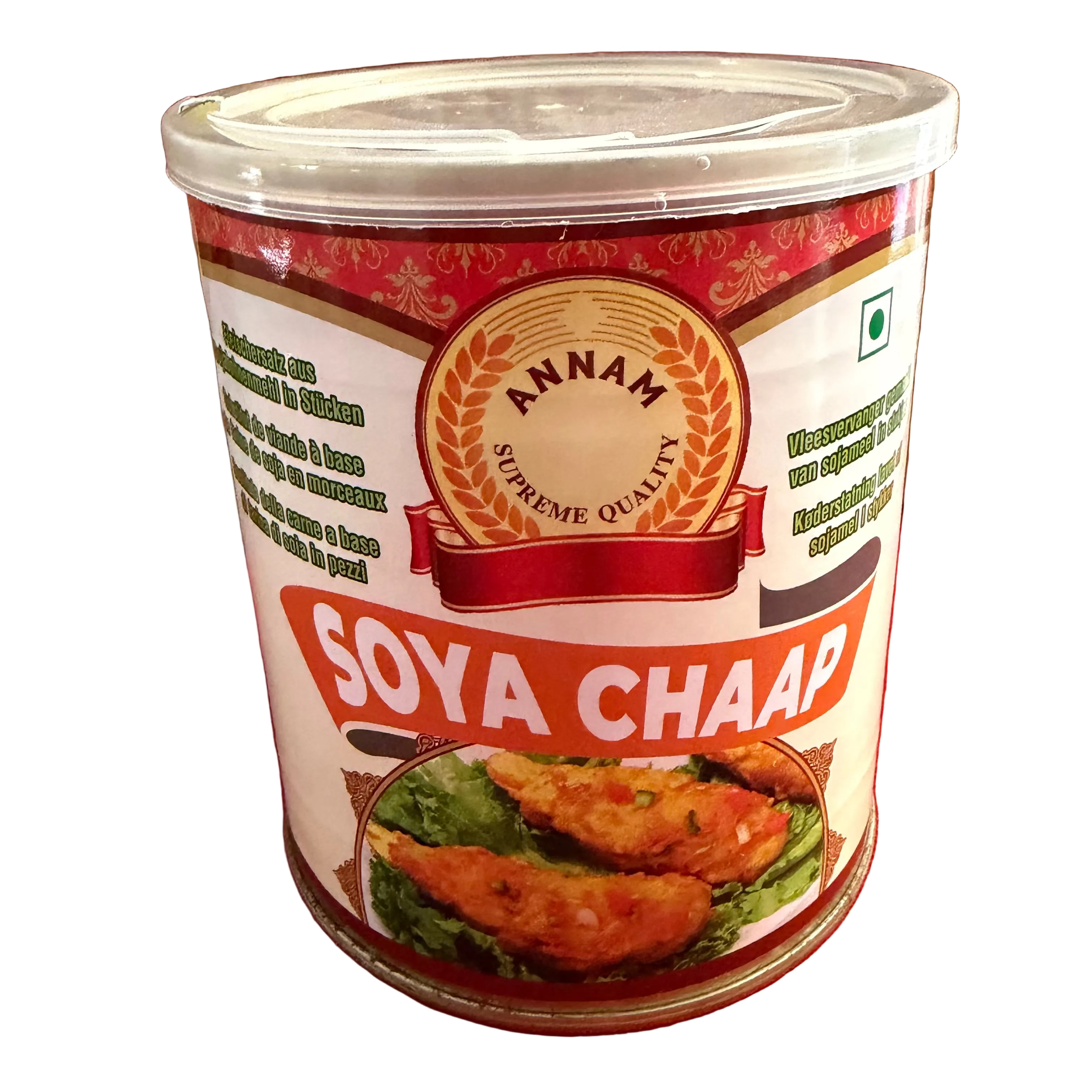 ANNAM: 850g Soya Chaap in Brine