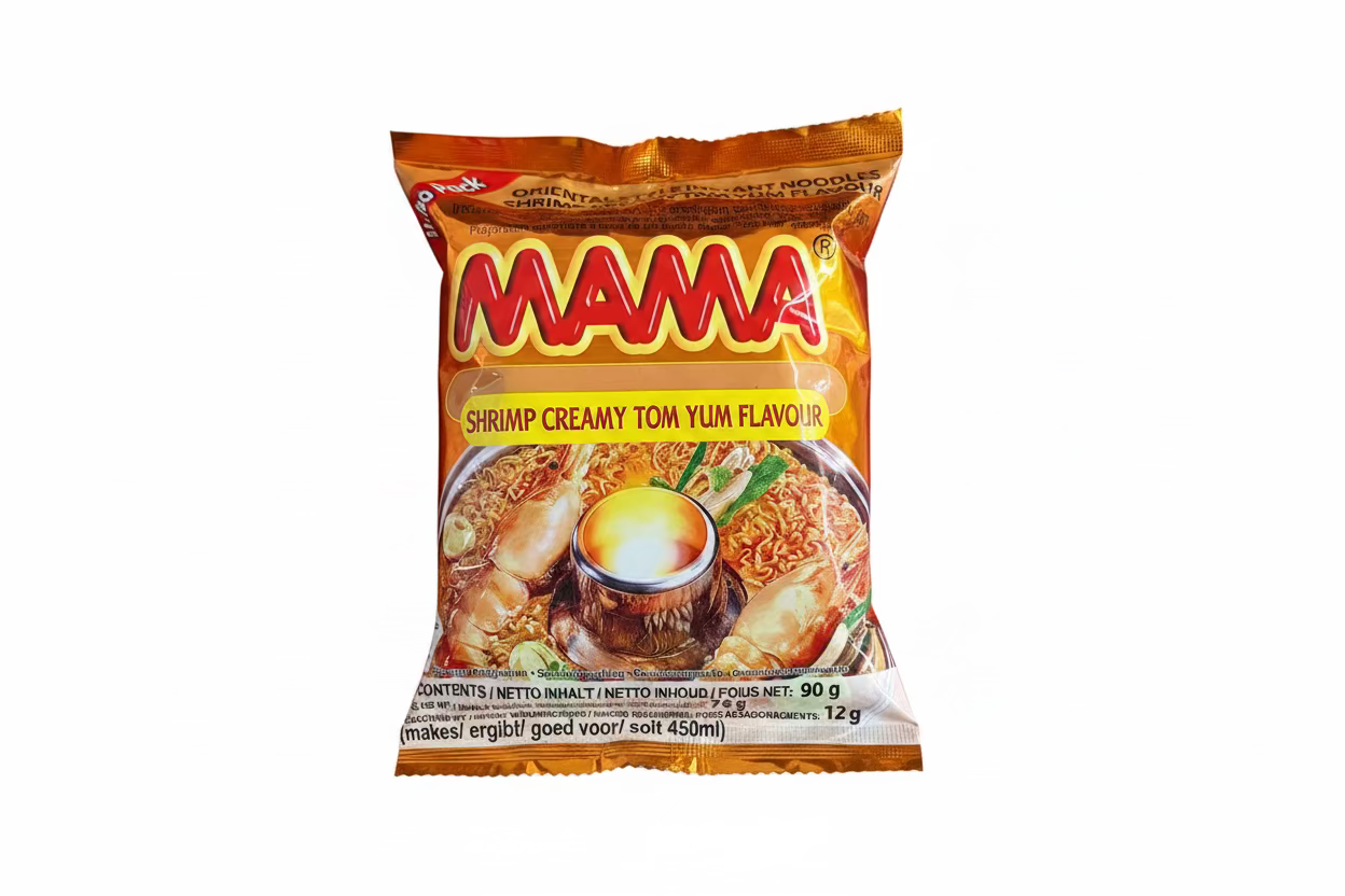 Instant Noodles Shrimp Creamy Tom Yum 90 G MAMA
