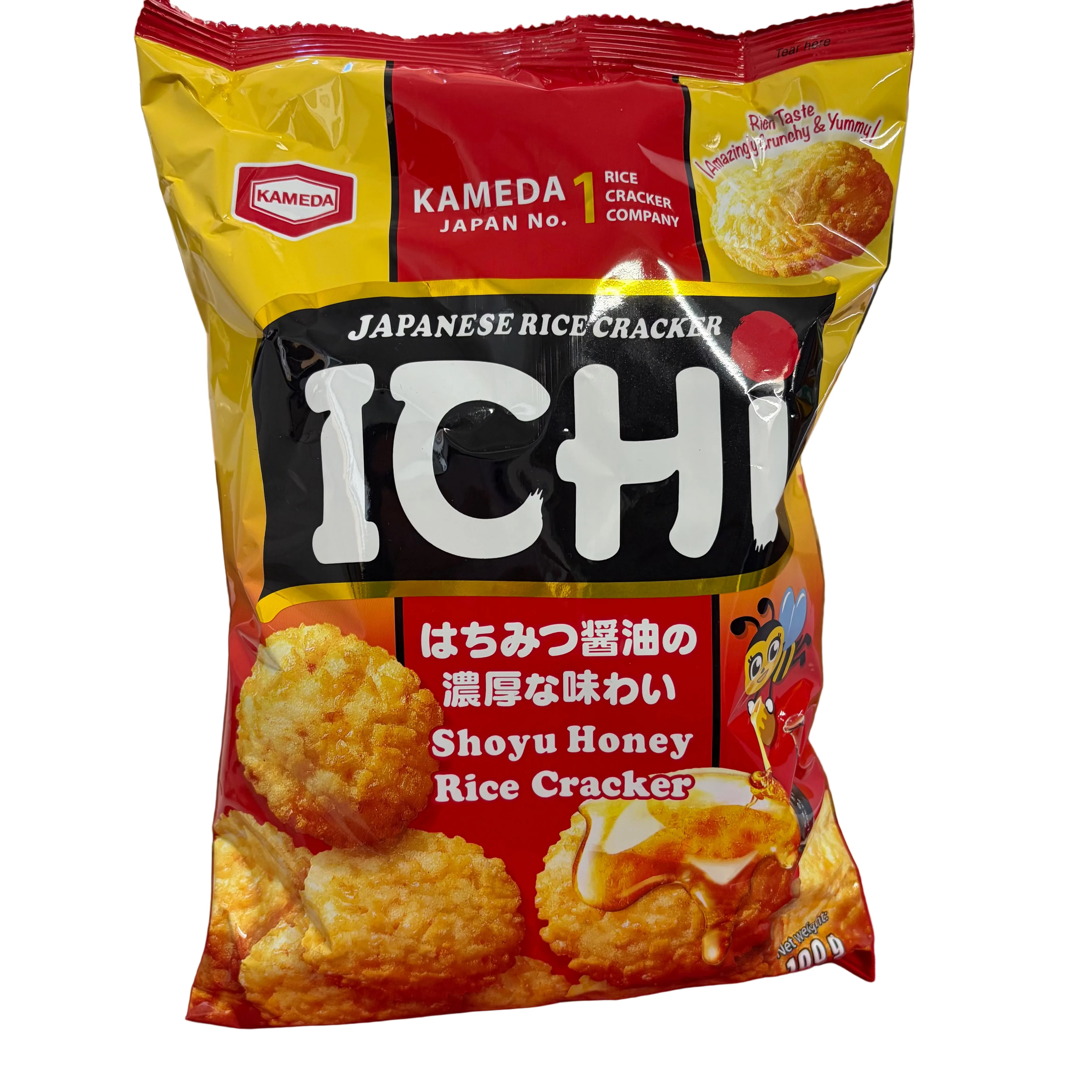 shoyu honey rice cracker