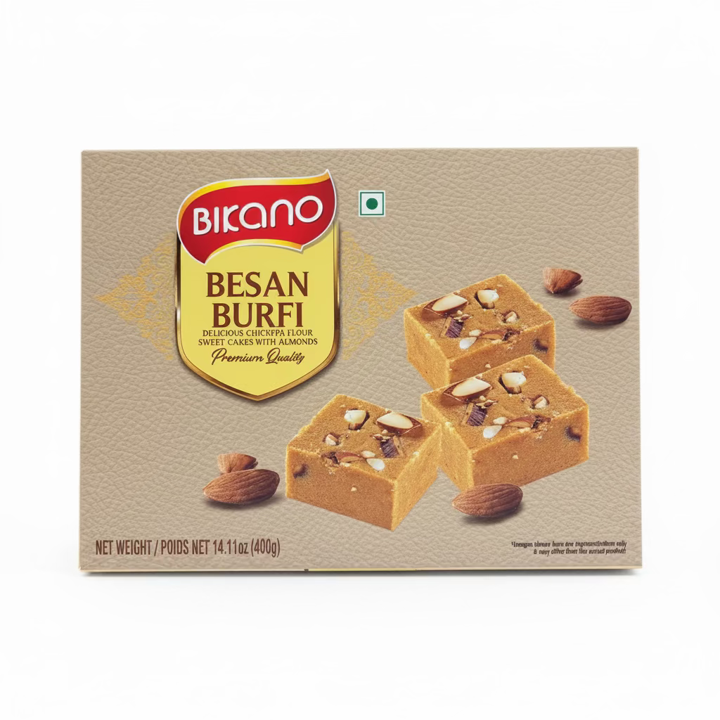 Besan Burfi 400g Bikano