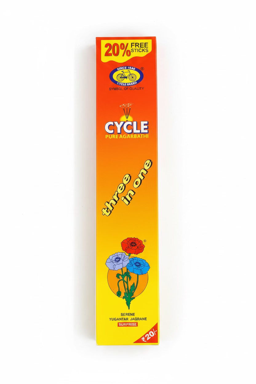 CYCLE AGARBATTI 3 IN 1 12 STICKS