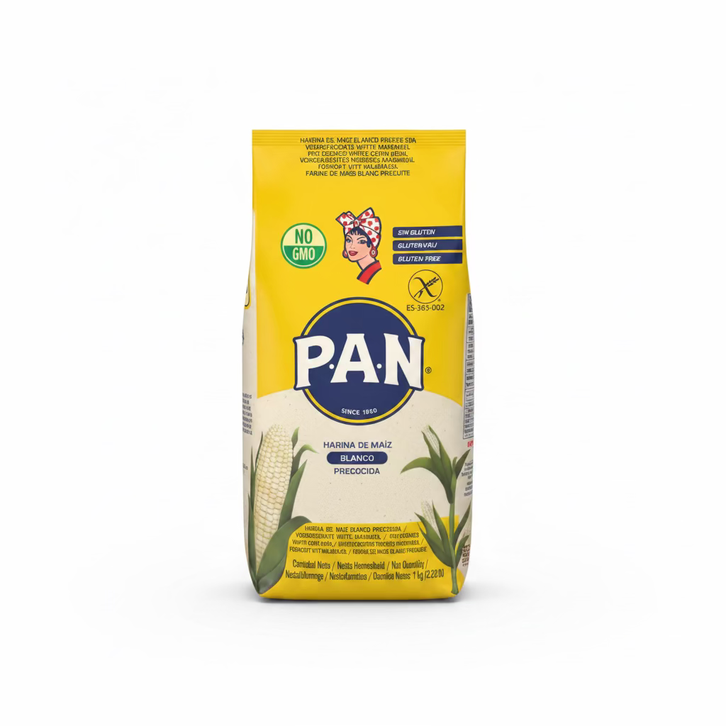 Pan Precooked White Corn Flour 1kg