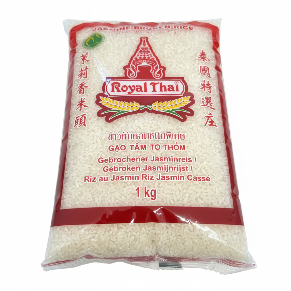 Jasmine Rice Broken 1 KG ROYAL THAI RICE