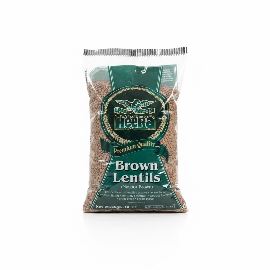 Heera Brown Lentils Whole 2 kg