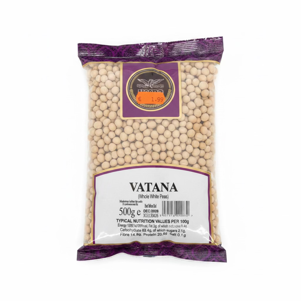 HEERA Whole white Peas (Vatana) 500g