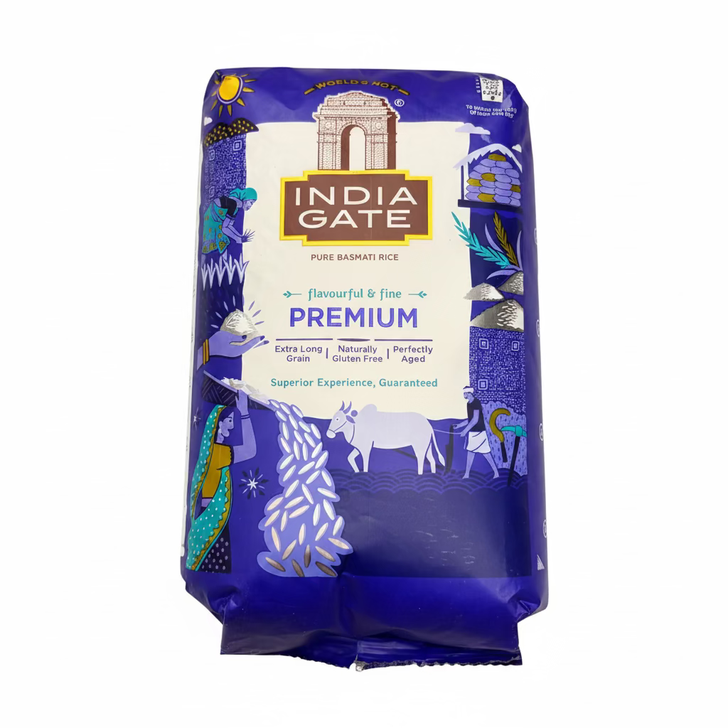 Basmati Rice Premium 1KG INDIA GATE