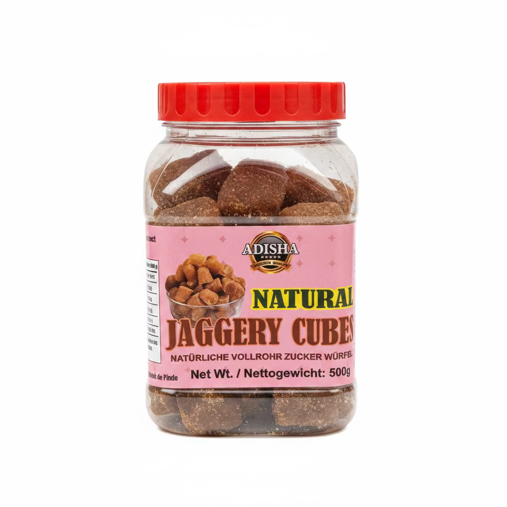 ADISHA JAGGERY CUBES 500 GM