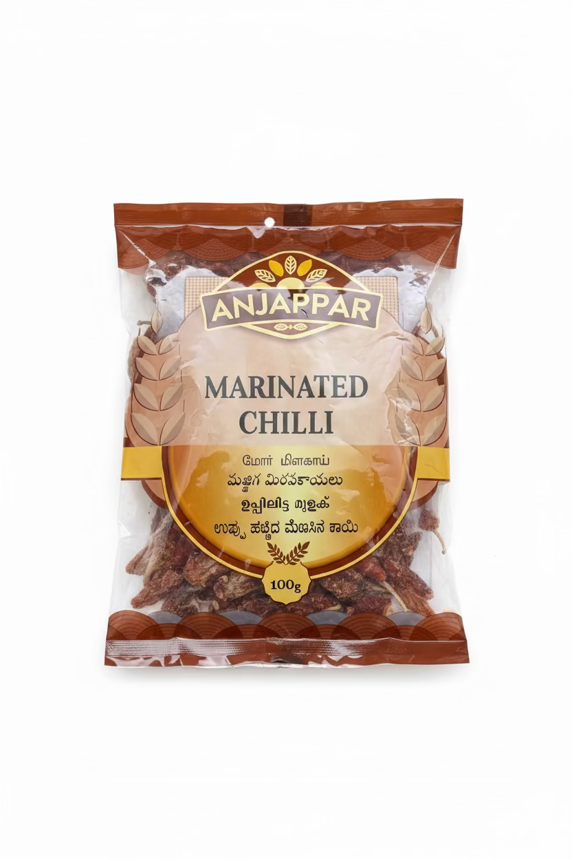 Anjappar Marinated Chilli 100g