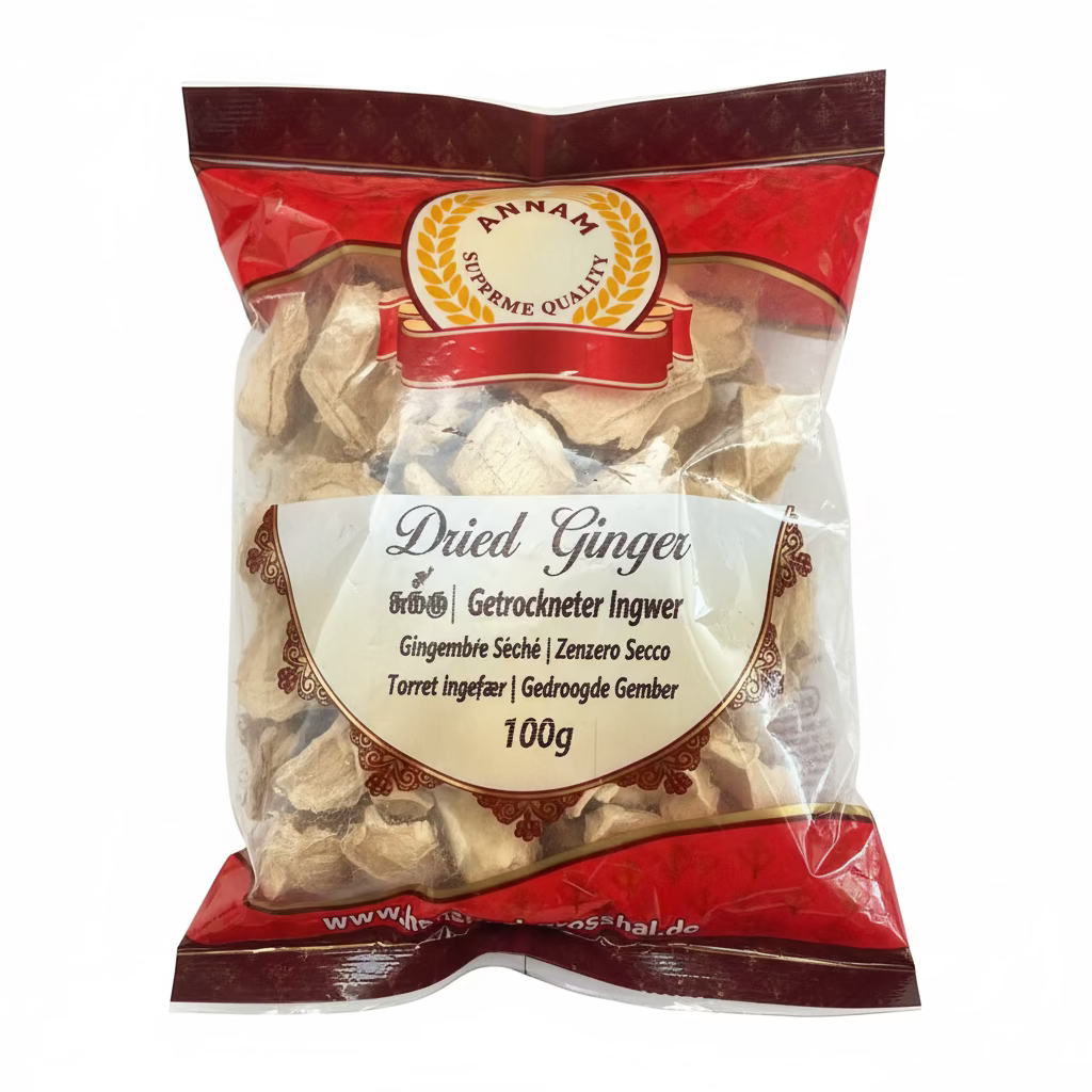 Annam Dried Ginger Peeled 100g