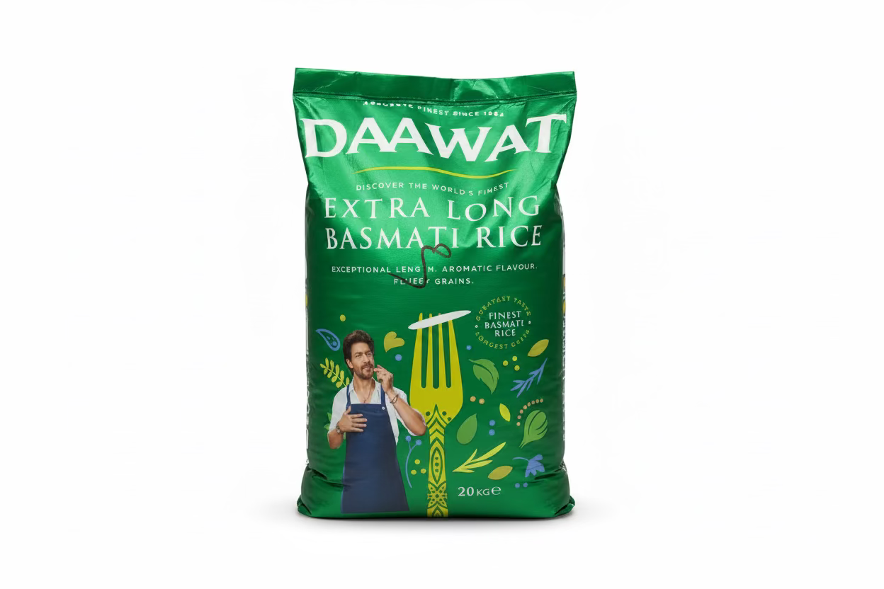 Daawat Basmati Extra Long Rice 20kg