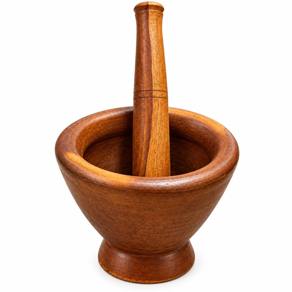 Clay Mortar& Pestle