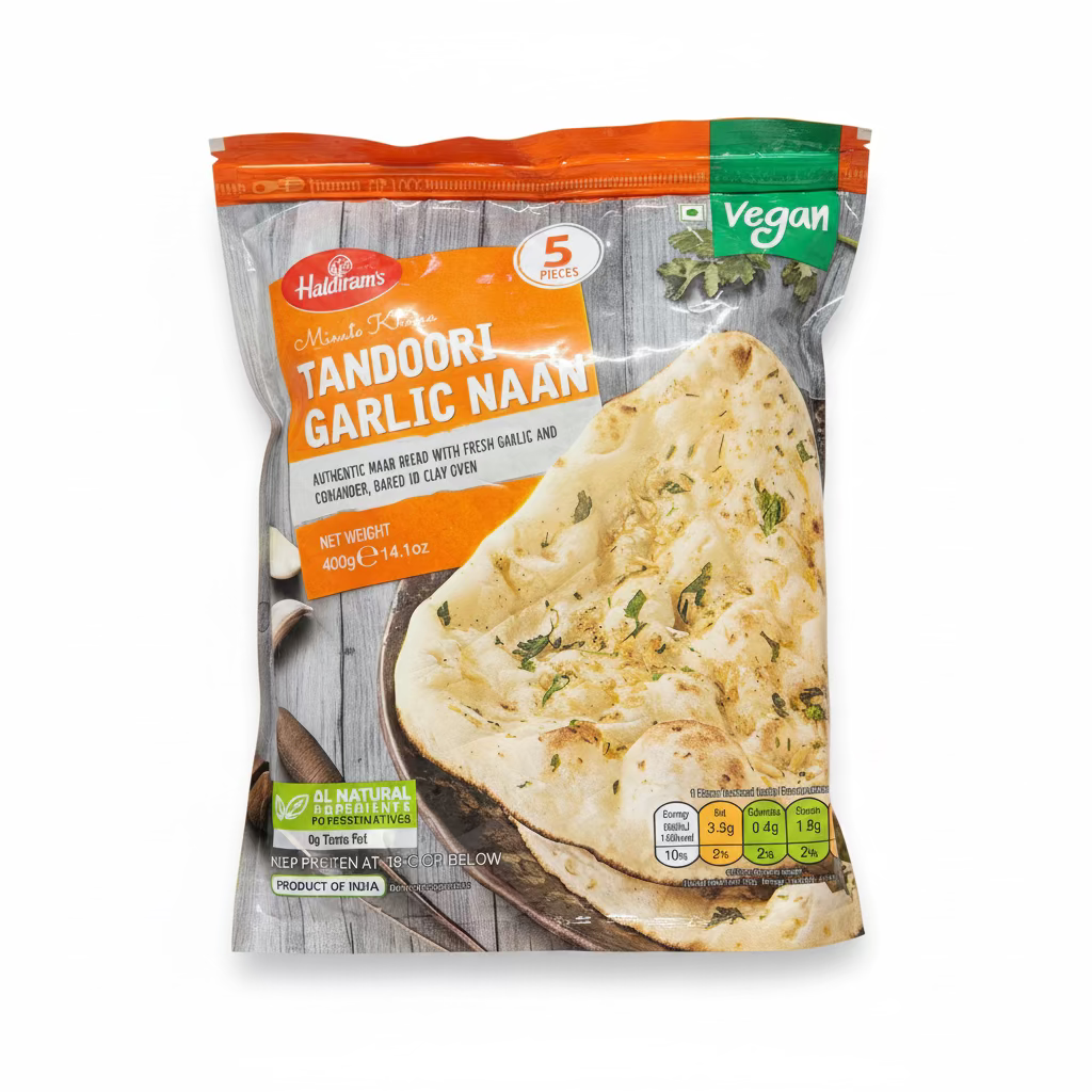 HALDIRAM garlic naan 400g