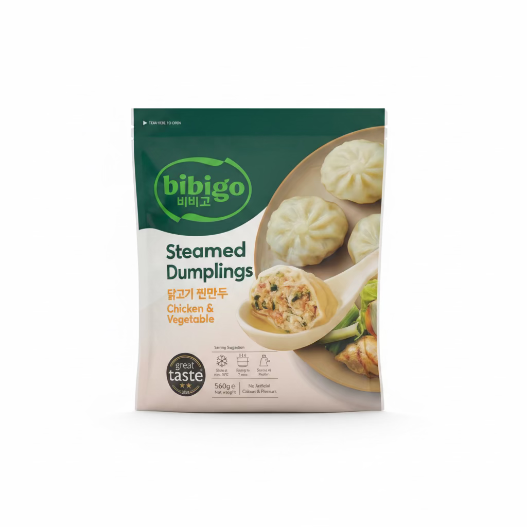 Steamed Dumpling Chicken and Vegetable 560 gm Bibigo