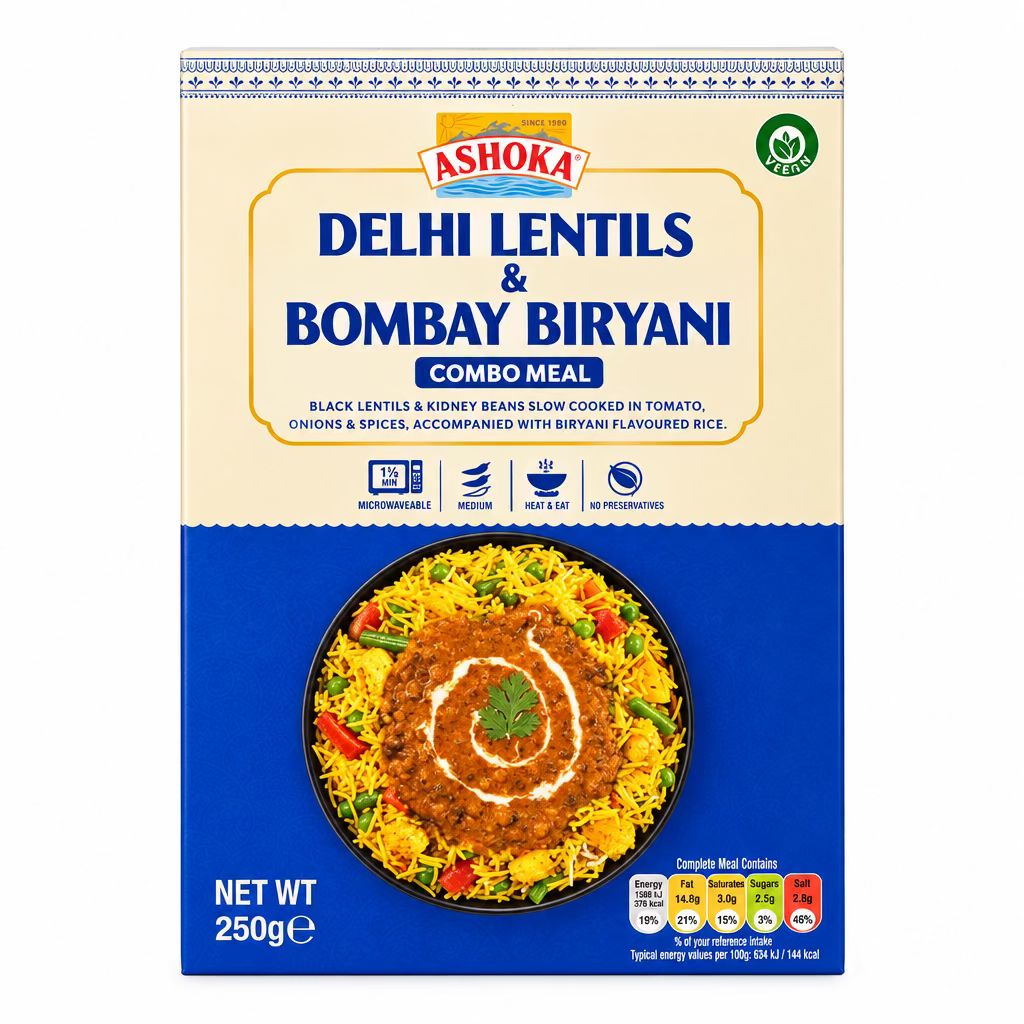 ASHOKA DELHI LENTILS & BOMBAY BIRIYANI
