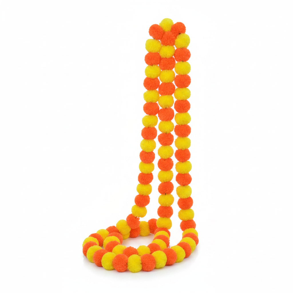GARLANDS MARIGOLD - Pooja flowers Yellow&Orange