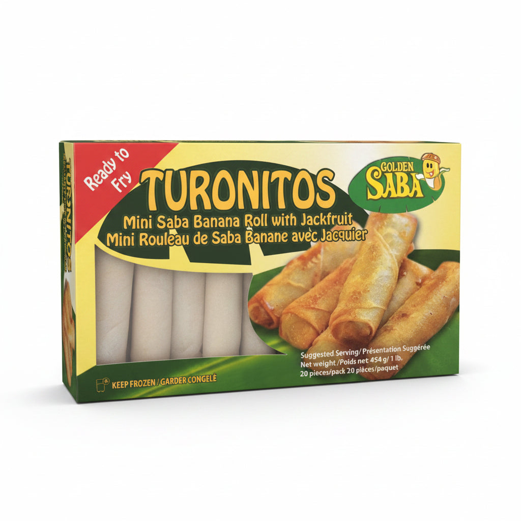Turonitos saba banana roll with jackfruit 454g