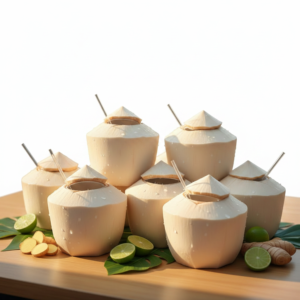 Young Coconuts White-1pc
